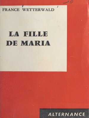 cover image of La fille de Maria